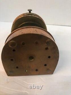 VINTAGE ANTIQUE STERN Ship Nautical Lantern Copper Brass