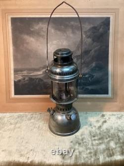 VINTAGE CAMPING LANTERN LAMP. PRESSURE KEROSENE. ARGEnTINA 16 INCHES
