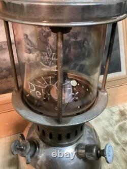 VINTAGE CAMPING LANTERN LAMP. PRESSURE KEROSENE. ARGEnTINA 16 INCHES