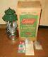 VINTAGE COLEMAN LANTERN MODEL 220D / 1950 / (B 50) With BOX, COLEMAN GLASS, EXTRA'S