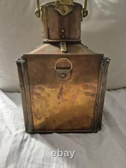 VINTAGE MARITIME COPPER NAUTICAL SHIP'S masthead LIGHT BRITISH MADE
