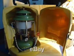 VINTAGE SEARS AVOCADO GREEN LANTERN 72325- 8/77 WithCLAM SHELL CASE3/78 NICE LOOK