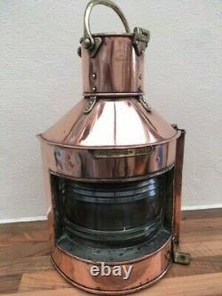 VINTAGE SHIPS LIGHT WW2 1945 Starboard light by Alderson & Gyde lantern marine