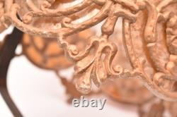 VTG ART DECO Hanging Lamp Lantern Gothic Spanish Mica Pedant Light Fixture VTG ART DECO Hanging Lamp Lantern Gothic Spanish Mica Pedant Light Fixture