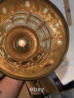 VTG Ankerlight DHR Holland Bubble Glass Lantern Nautical Wired Light Fixture 13