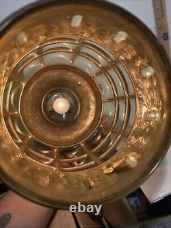VTG Ankerlight DHR Holland Bubble Glass Lantern Nautical Wired Light Fixture 13