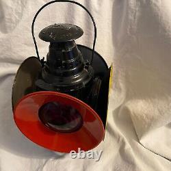 VTG Antique DRESSEL Railroad Lantern 4Way Switch Signal Train Light USA