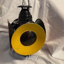 VTG Antique DRESSEL Railroad Lantern 4Way Switch Signal Train Light USA