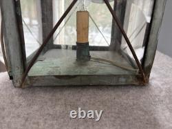 VTG Copper Exterior Lantern Works Natural Patina