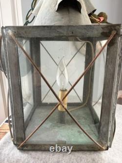 VTG Copper Exterior Lantern Works Natural Patina