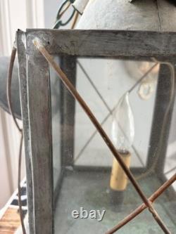 VTG Copper Exterior Lantern Works Natural Patina