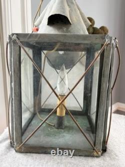 VTG Copper Exterior Lantern Works Natural Patina
