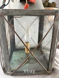VTG Copper Exterior Lantern Works Natural Patina