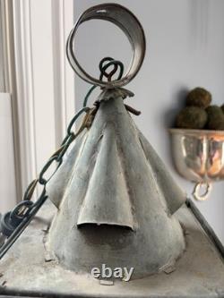 VTG Copper Exterior Lantern Works Natural Patina