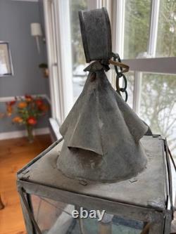 VTG Copper Exterior Lantern Works Natural Patina