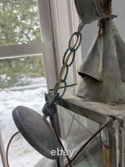 VTG Copper Exterior Lantern Works Natural Patina
