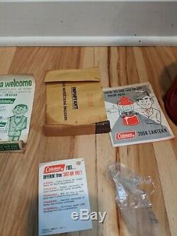 Very Clean Vintage Coleman 200a Lantern Original Box 10 1969