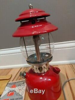 Very Clean Vintage Coleman 200a Lantern Original Box 10 1969