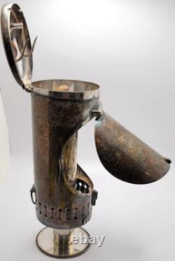 Very rare Antique Portable Telescopic Candle Lantern (medical or railroad)