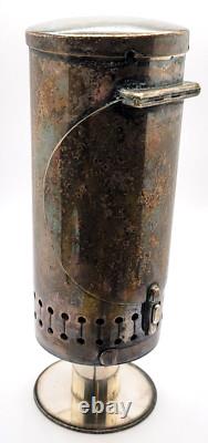 Very rare Antique Portable Telescopic Candle Lantern (medical or railroad)