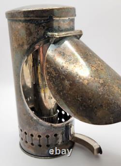 Very rare Antique Portable Telescopic Candle Lantern (medical or railroad)