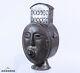 Victorian Human Head Halloween Childs Tin Lantern / Lamp 1800's