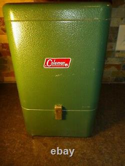 Vintage 10/1964 Coleman Model 228F Coleman Lantern with Green Metal Coleman Case