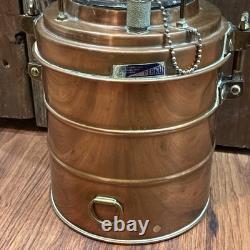 Vintage 15 Copper Perko Lantern Perkins Marine Lamp. VERY CLEAN
