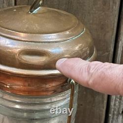 Vintage 15 Copper Perko Lantern Perkins Marine Lamp. VERY CLEAN