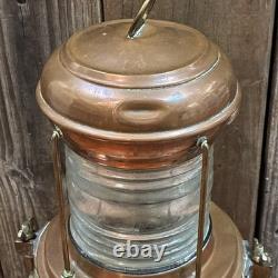 Vintage 15 Copper Perko Lantern Perkins Marine Lamp. VERY CLEAN
