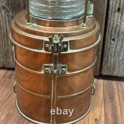 Vintage 15 Copper Perko Lantern Perkins Marine Lamp. VERY CLEAN