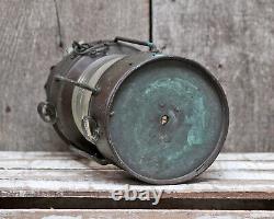 Vintage 16 ANKERLIGHT Maritime Nautical Copper Lantern Lamp / Glass Lens