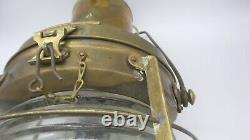 Vintage 1919 Great Britian Anchor Light Bronze Lantern NO. 1235