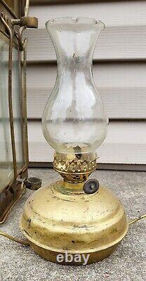 Vintage 1939 Brass Cargo Ship Hanging Light Great Britain Nautical Lantern Lamp