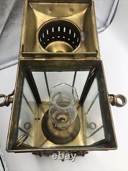 Vintage 1939 Cargo Lantern Oil Lamp No. 3954 Great Britain