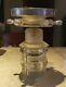 Vintage 1940s-50s Nautical Ocean Lantern Glass Light Lamp Ceiling Fixture