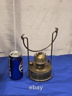 Vintage 1947 Nippon Sento Brass Ship Lantern Maritime Nautical Oil Lamp Japan 17