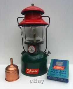 Vintage 1951 Coleman 200A Christmas Lantern Excellent Condition