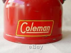Vintage 1952 Coleman 200a Black Band Lantern with box