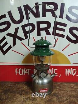 Vintage 1954 Coleman Lantern 202 SINGLE MANTLE Excellent condition Dated 8/54