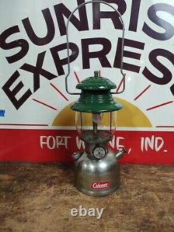 Vintage 1954 Coleman Lantern 202 SINGLE MANTLE Excellent condition Dated 8/54