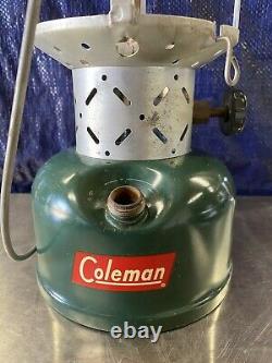 Vintage 1955 Coleman Lantern Model 228E Dated 8/55 BIG HAT Reflector Box Manuals