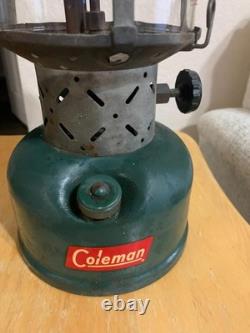 Vintage 1956 Antique Coleman Lantern Model 220E Double Mantle Date 10/56 Classic
