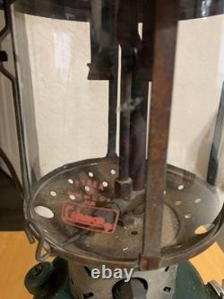 Vintage 1956 Antique Coleman Lantern Model 220E Double Mantle Date 10/56 Classic