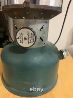 Vintage 1956 Antique Coleman Lantern Model 220E Double Mantle Date 10/56 Classic