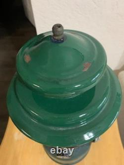 Vintage 1956 Antique Coleman Lantern Model 220E Double Mantle Date 10/56 Classic