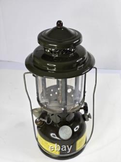 Vintage 1965 Coleman US Army Military Gasoline Leaded Fuel Lantern Camping