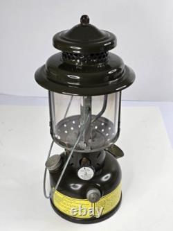 Vintage 1965 Coleman US Army Military Gasoline Leaded Fuel Lantern Camping
