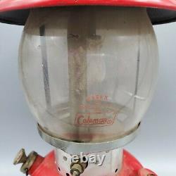 Vintage 1969 Coleman Model 200A Lantern Red Single Mantle Made in USA