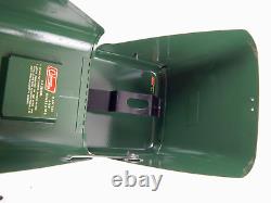 Vintage 1971 Coleman 220F Lantern in Metal Guillotine Case UNTESTED